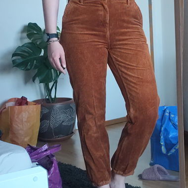 Cordhose rostbraun