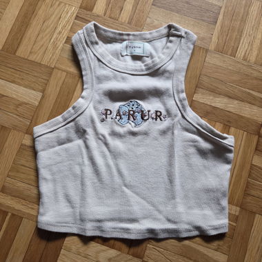 Beige crop top Parur