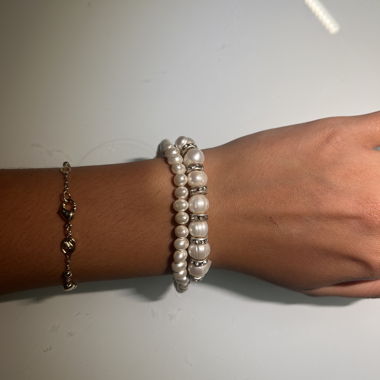 Pearl bracelet set