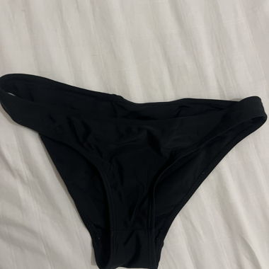 Bas de bikini noir uni