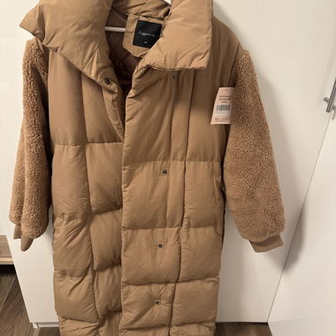 Teddymantel mit Steppung