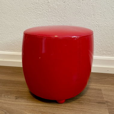 Sammelstück:MCM Vintage kleiner, glänzender Hocker