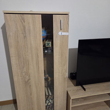 Mobile TV moderno in rovere chiaro – ottime condizioni