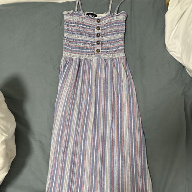 Topshop Midi-Kleid mit Streifen