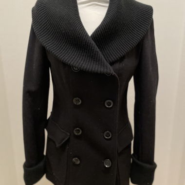 Cappotto nero Burberry Brit