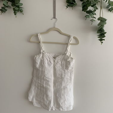 White Linen Camisole