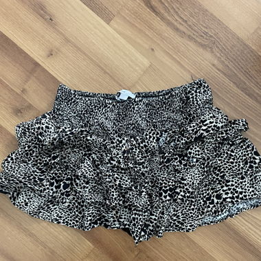 Subdued Skirt Leopard Print 