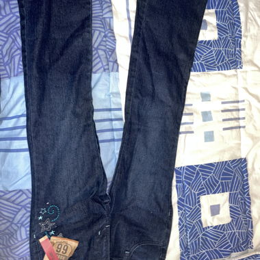 Pantalons taille basse évasés
