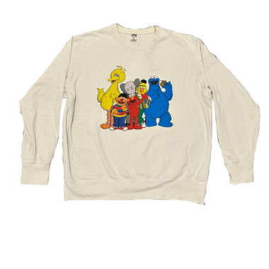 KAWS x Uniqlo x Sesame Street Group Sweatshirt