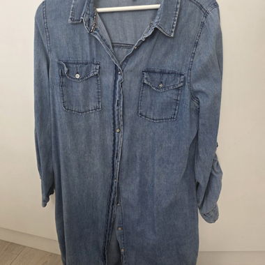 Long Denim Shirt