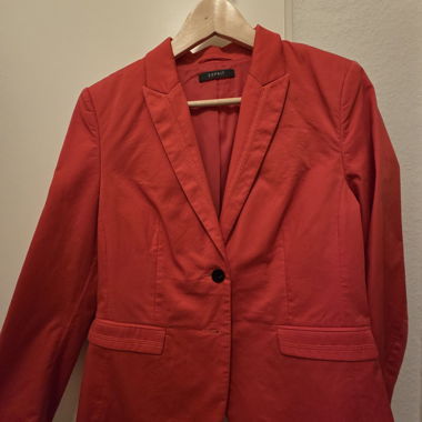 Blazer rouge corail ESPRIT