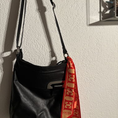 Graceland sac bandoulière cuir noir