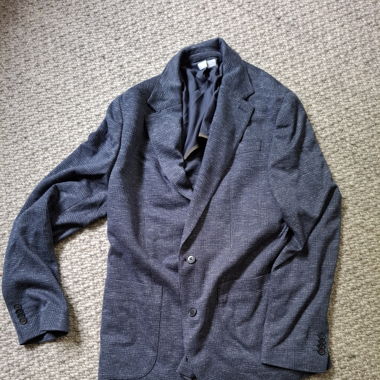 Veste de costume bleue