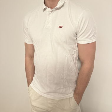 Levi's polo blanc taille M