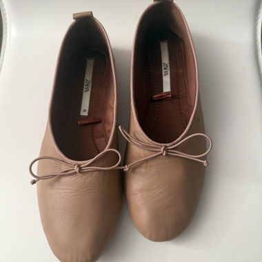 ZARA Ballerinas rosa nude