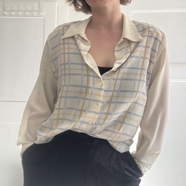 Chemise vintage à carreaux
