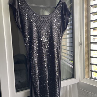 Robe-tunique à sequins Mango