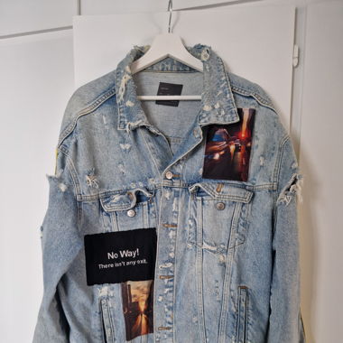 Oversize Jeansjacke von Zara