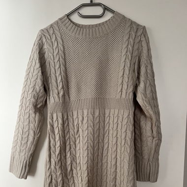 Pulloverkleid grau