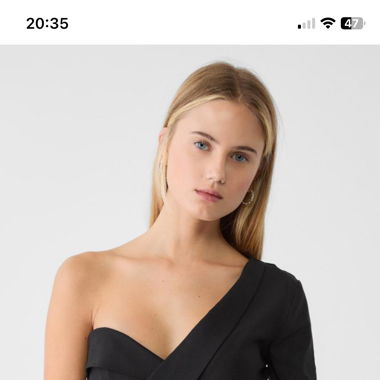 Top schulterfrei Gr. L