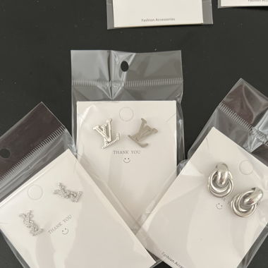 3er Set Ohrstecker Silber
