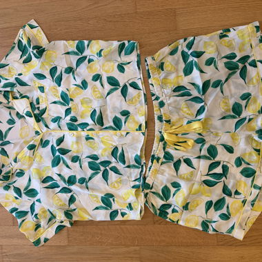 Set pigiama Primark lemon print XL