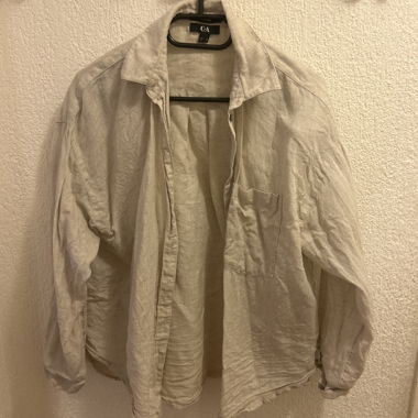 Beige Linen Shirt