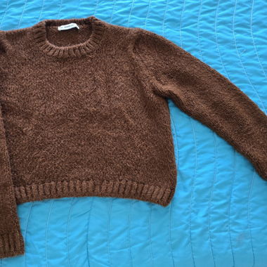 ZARA Knit Braunpullover