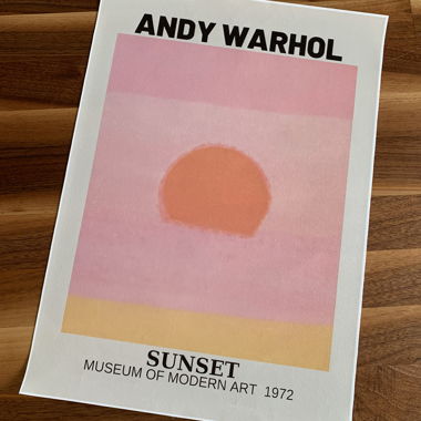 Sunset Leinwand 