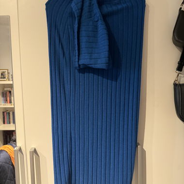 Blue skirt with matching tube top