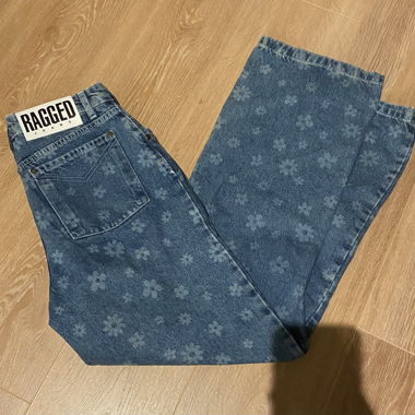 Flower Jeans the ragged priest