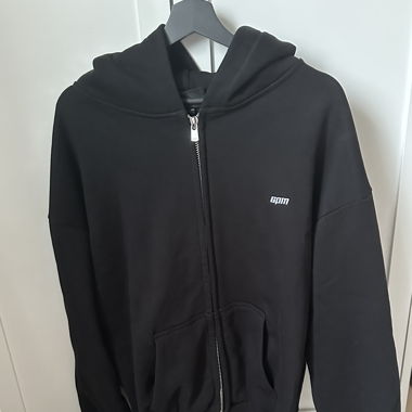 6PM Basic Zip Hoodie Schwarz