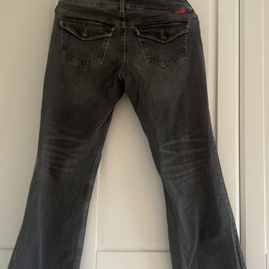 Jeans évasés gris-brun Gr. 38