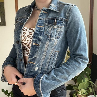 jeansjacket fits xs-s