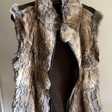 Fur Vest Brown