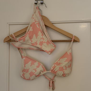 Ensemble bikini rose/fleuri