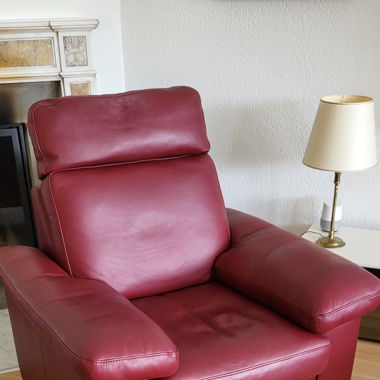 Fauteuil en cuir