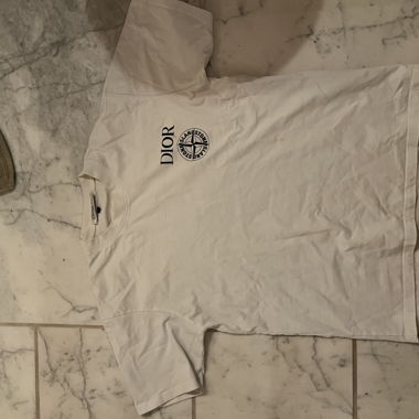 T-shirt Dior avec impression Stone Island