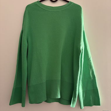 Maglione in maglia verde