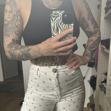 tolle frühlingshafte Hose