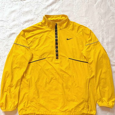 Giacca antivento Nike gialla Livestrong XL