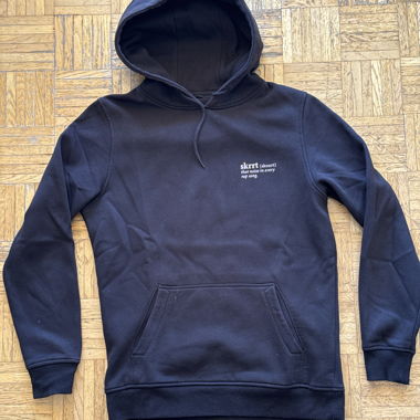 Black Graphic Hoodie