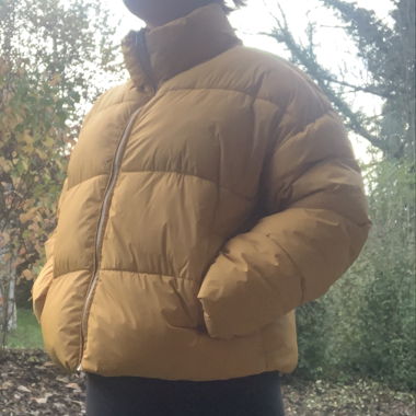 Yellow Puffer jacket 