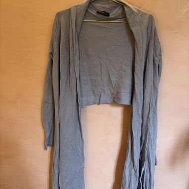 Chiara Bini Grey Wraparound Sweater
