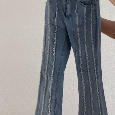 Jeans SHEIN con frange