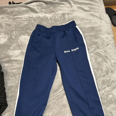 Palm Angels Pants Navy Blue