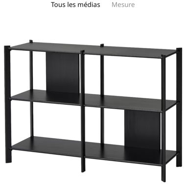 Régal / étagère noire 