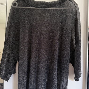 Top Monki con glitter taglia M