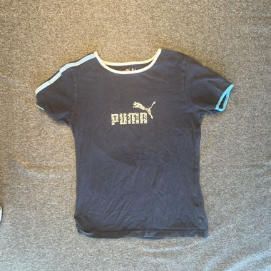T-shirt Puma vintage blu navy