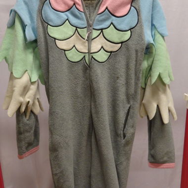 Kinder Fleece-Onesie Eulen-Kostüm